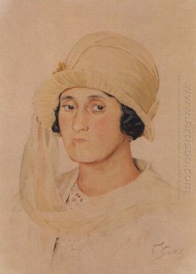 Portrait Of A K Kashparova 1911