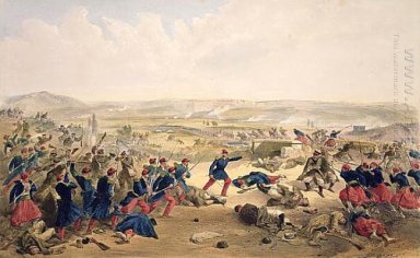Битва Tschernaja 16 августа 1855