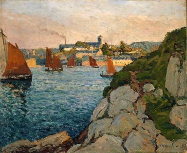 Douarnenez na luz do sol 1897