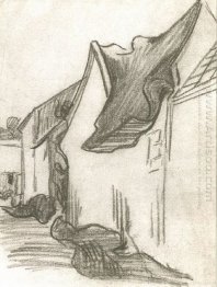 Village Street Sketsa 1890