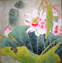 Lotus - pintura chinesa