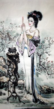 Beautiful Lady - Chinese Painting