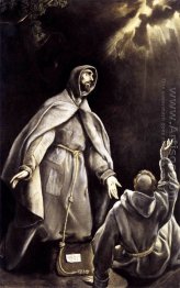 St Francis 'Visi Dari Flaming Torch 1600-1605
