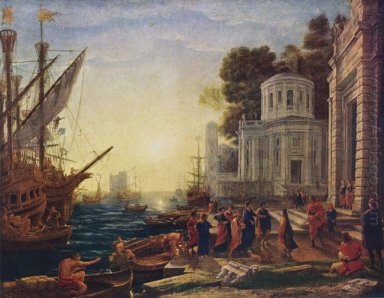 Cleopatra Disembarking At Tarsus 1642