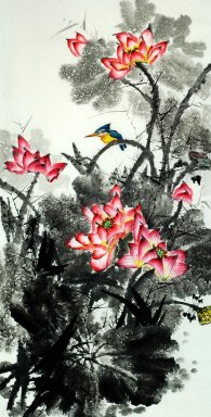Lotus - pintura chinesa