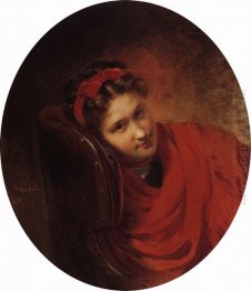 Portrait Of O Makovskaya