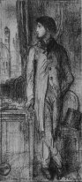 Stående av Degas I Florens 1858