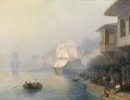 Uitzicht op de Bosporus 1878