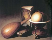 Still Life with Globe, Lute, and Books