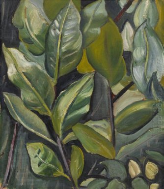 Leaves (Study for Portrait of Barbara)