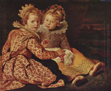 Twee dochters van de schilder