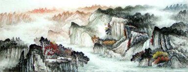 Montagne et de l\'eau - peinture chinoise