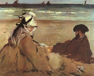 en la playa 1873