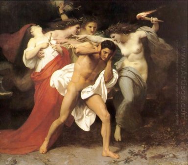 Orestes perseguido pelo Fúrias