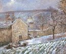 snö på Eremitaget Pontoise 1874