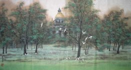 Bygga - kinesisk målning