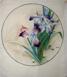 Fåglar & blommor - kinesisk målning