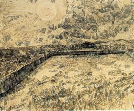 Gandum Lapangan Dengan Sun And Cloud 1889