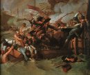 The Battle of La Hogue, Destruction of the French fleet, May 22,