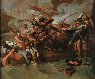 La battaglia di La Hogue, distruzione della flotta francese, May