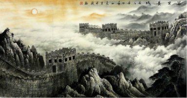 Great Wall - kinesisk målning