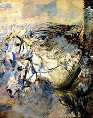 Dos caballos blancos 1886