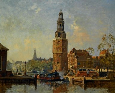 A View of the Montelbaanstoren Amsterdam
