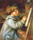Porträtt av Claude Renoir målning