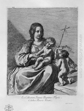 Die Madonna mit Kind und Johannes der Täufer