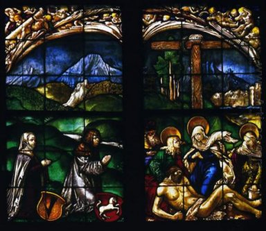Die Glasfenster in der Heimat Familie Hofer-Kapelle