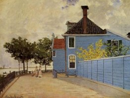 A casa azul em Zaandam