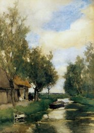 Farm no canal polder