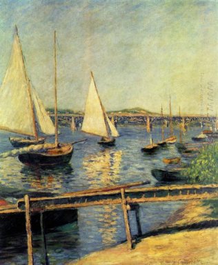 Segelbåtar på Argenteuil