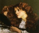 Retrato de Jo A Menina Bonita irlandês 1865