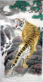 Tiger - Lukisan Cina