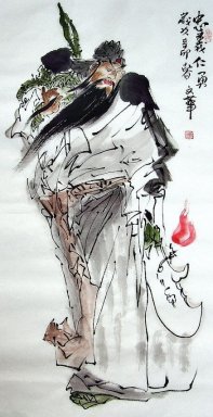 Гуань Юй - китайской живописи