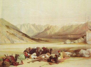 Annäherung an den Berg Sinai