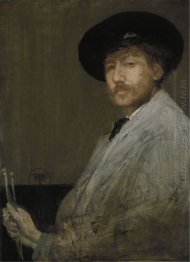 Pengaturan Dalam Abu-Abu Portrait Of The Painter