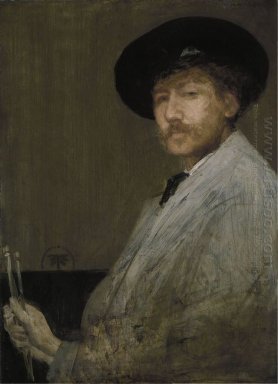 Arrangement en gris Portrait du peintre