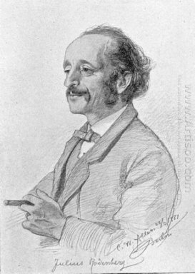 Portret van Julius Rodenberg