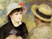Berperahu Pasangan Aline Charigot Dan Renoir 1881
