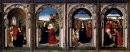 Polyptych Perawan: Annunciation, The Visitasi, The A