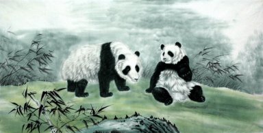Panda - Lukisan Cina