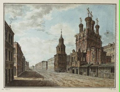 November 7, 1824 på torget framför den Bolsjojteatern