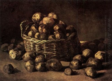 Korb der Kartoffeln 1885
