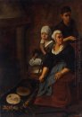 Bakning Of Flat Cakes 1650