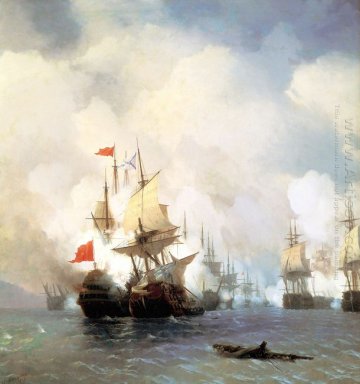Battle Of Chios On 24 June 1770 1848