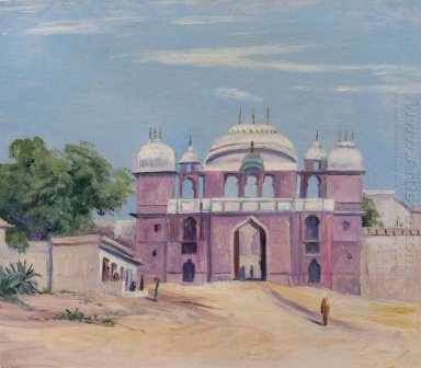 Portão do Palácio de Rajah, Benares, Índia