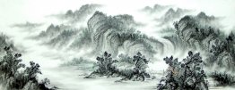 Montaña y agua - la pintura china