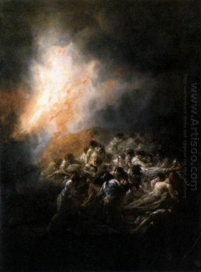 Пожар в ночное время 1794